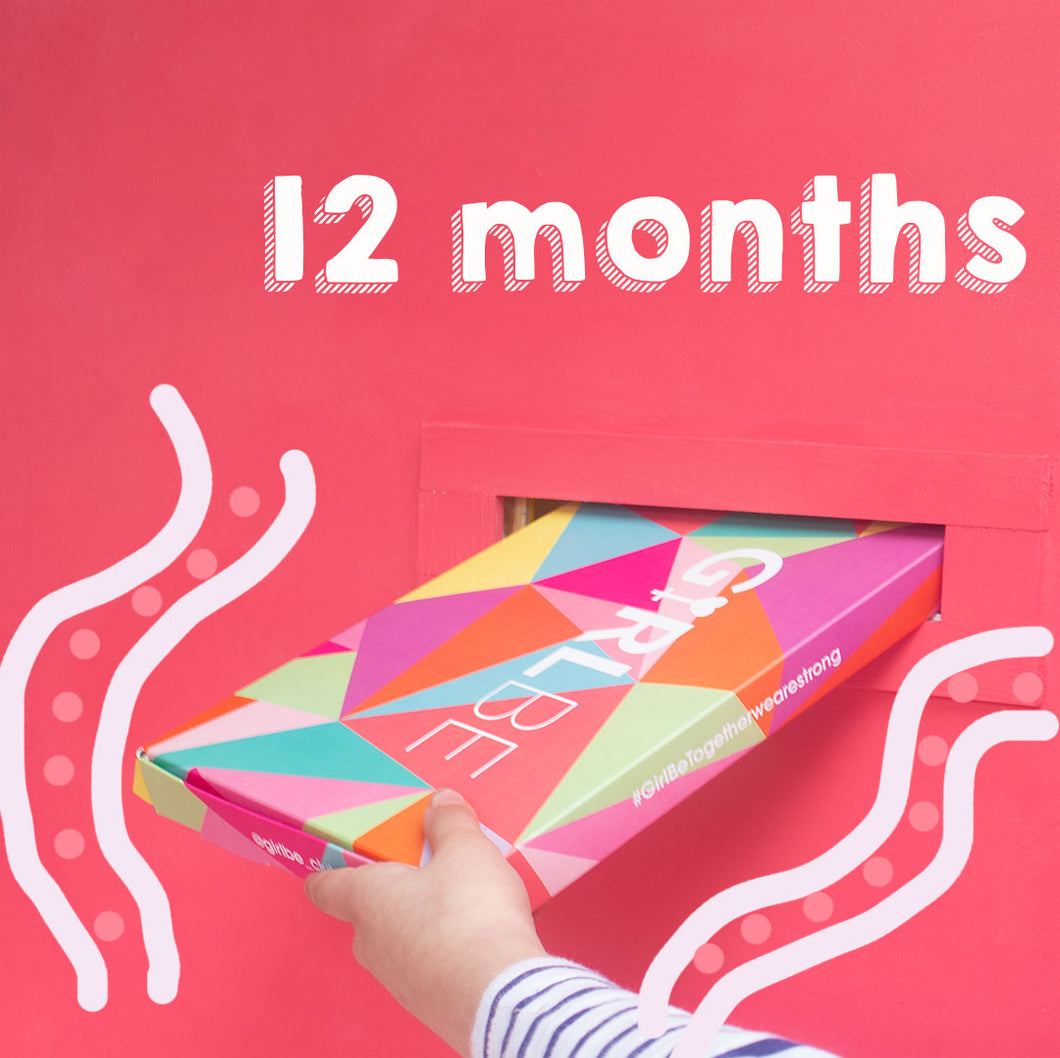 GirlBE Box - 12 months subscription (auto-renewing)